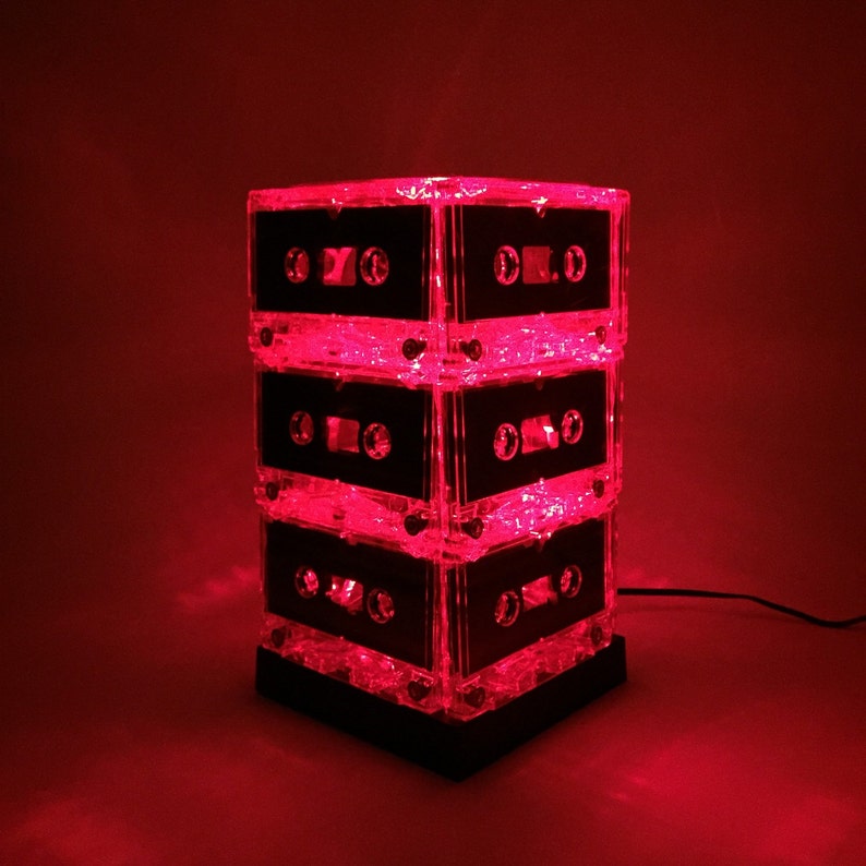 Black Friday Sale Red Cassette Tape Lamp Mixtape Light Red