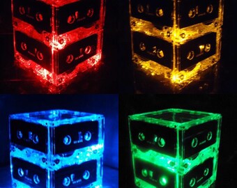 Cassette Tape Centerpiece Light for 80s party 90s party decoration