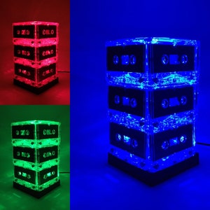 Cassette Tape Lamp color-changing Mixtape Light Mood Light image 1