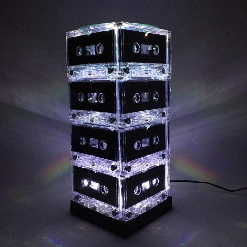 Music Lover Gift Christmas Delivery Cassette Tape Light for Music Lover Mixtape Lamp image 5