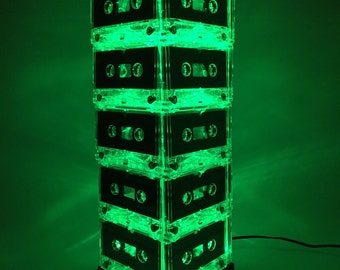 Green Cassette Tape Lamp Mixtape Light Night Light