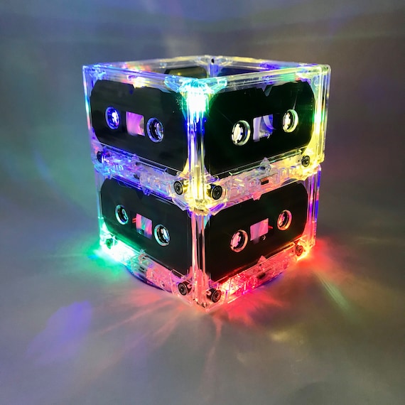 1980s 1990s Cassette Tape Centerpiece Light Decoration for Music Theme 80s 90s Party Event Il_570xn