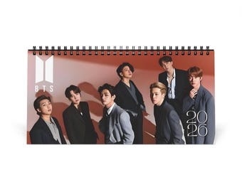 BTS 2026 A4壁掛けカレンダー - Etsy 日本