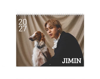 2027 Wall Calendar, Minimalist Decor, Gift for Kpop Fans, Monthly Planner, Home Office Decor, Wall Room Decor
