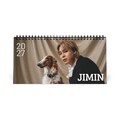 2027 Kpop Desktop Calendar (10" x 5"), Minimalist Desk Decor, Gift for Kpop Fans, Monthly Planner, Desk Accessories, Kpop Fan Gift