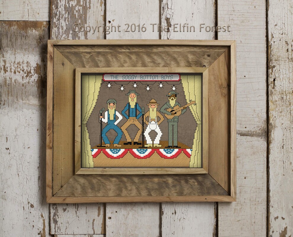 soggy bottom boys download Soggy bottom boys cross stitch pattern instant download | etsy.