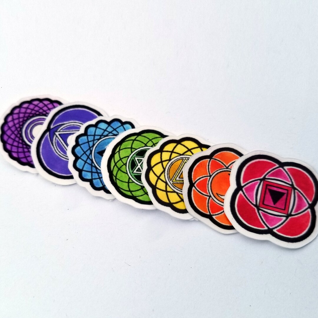 Chakra Stickers Car Window Decals Bumper Stickers Yoga Water - Etsy