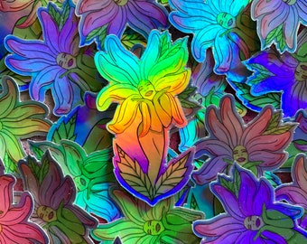 Bloom for You! Holographic Silly Daisy Sticker