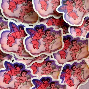 Cupid & Lil’ Demon Trouble-Makers Sticker