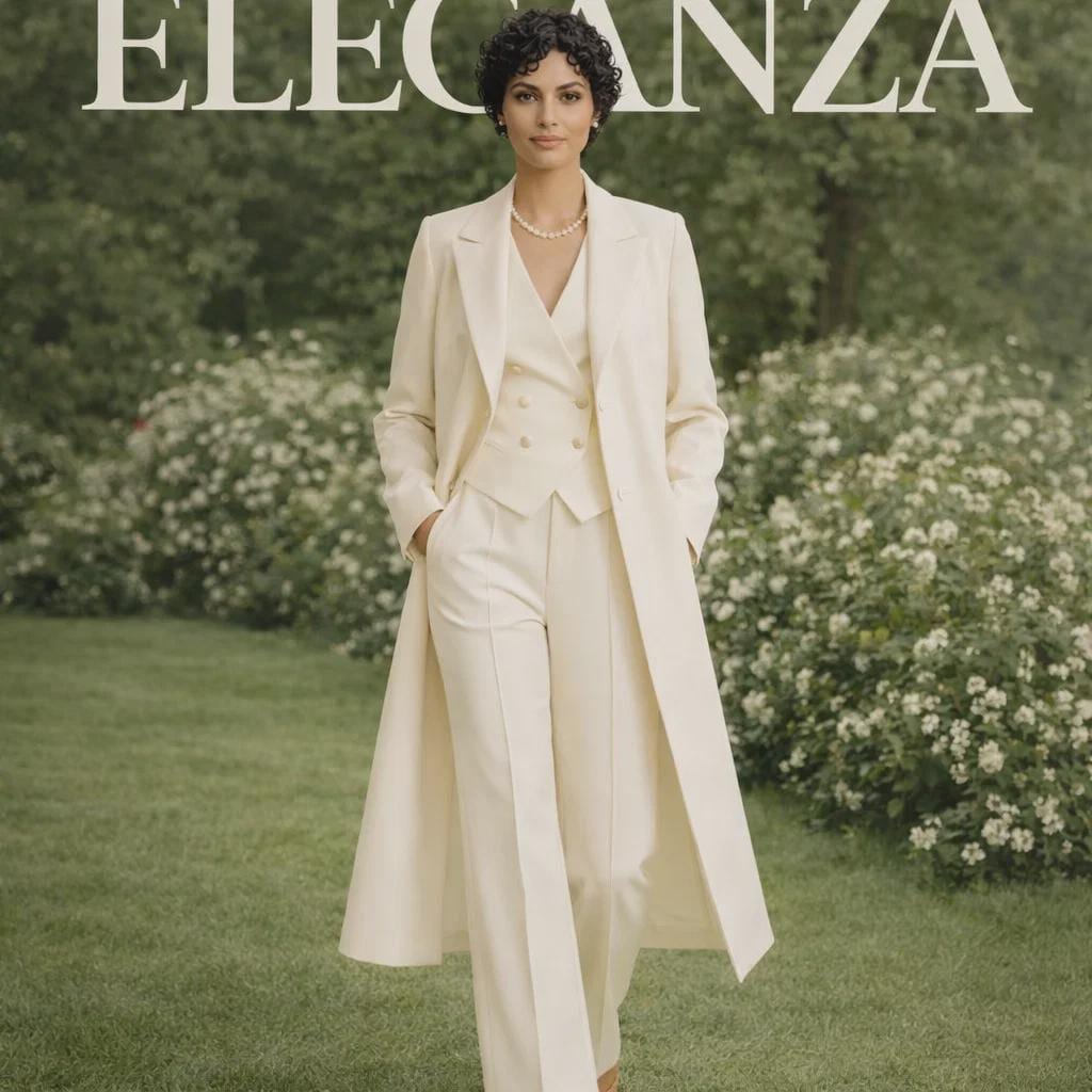 Long Coat Pant Suit - Etsy