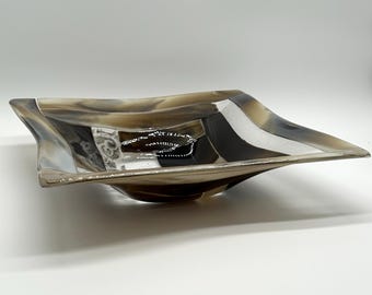 Dark Sand Glass Bowl