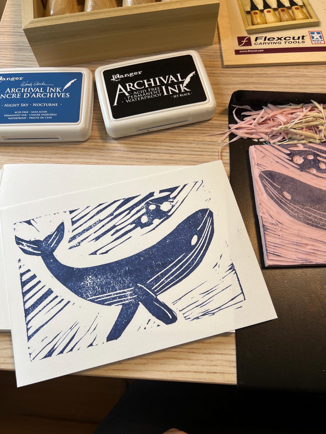 Print Humpback Whale A4 - Pete Cromer main image 0