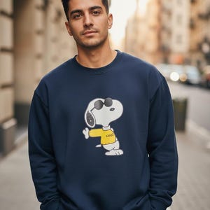 70s Snoopy Sweater - Etsy