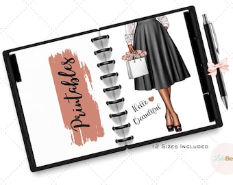 Feminine Planer Dashboard | Motivierende Einlage (digitaler Download)