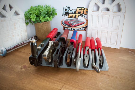 Magnetic Plier Holder Kit | Modular Toolbox Drawer Organizer | 3D Printed Plier Rack | Garage Mechanic Tool Storage System