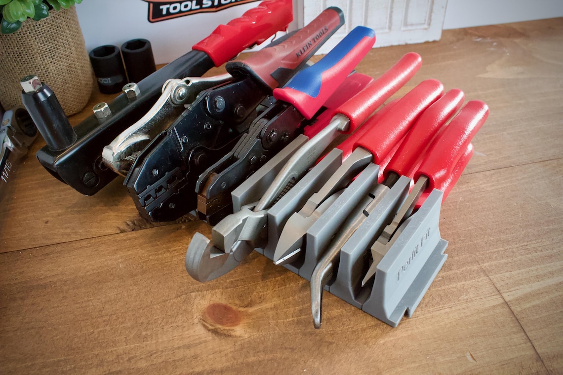 Rotary Plier Rack Magnetic Plier Holder Kit | Modular Toolbox Drawer Organizer | 3D ...