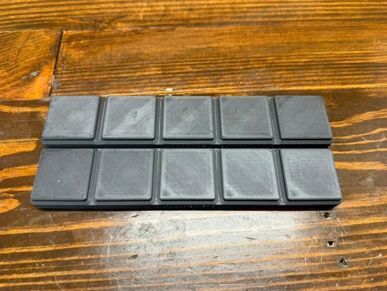 Magnetyczny organizer na nasadki udarowe ICON 1/2" | Uchwyt na narzędzia Gridfinity | Tacka SAE i metryczna | Druk 3D | Przechowywanie w skrzynce narzędziowej w garażu mechanika zdjęcie 10