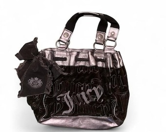 Juicy Couture vintage daydreamer purse black silver 2000s