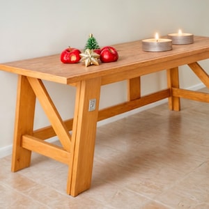 Large Console Table Plans, DIY Woodworking (PDF Download)