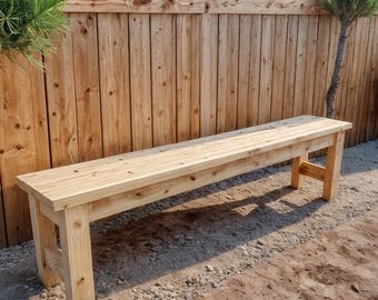 Modern Easy Bench Plan, Simple Outdoor Wood Bench, Garden Furniture Plan, Porch Bench, Patio Bench Plan, PDF Download, Woodworking Plans
