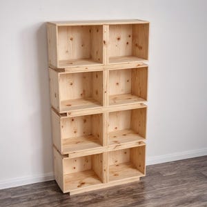 DIY Cubby Bookshelf Plan PDF, Beginner Friendly, Woodworking Plans (PDF Instructions)