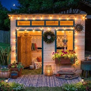 Kids Outdoor Playhouse Plan - DIY Children's Backyard Playhouse