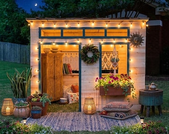 Kids Outdoor Playhouse Plan - DIY Children's Backyard Playhouse