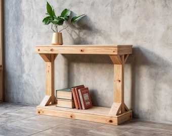 Narrow Console Table Plans, Woodworking Plans (PDF Download)