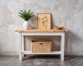 Modern Narrow Console Plan, Console shelves, Living room, Woodworking Plans (PDF Download)