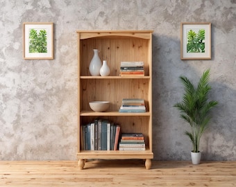 Bokhylleplaner: Barnrum, Bokhylleförvaring, Snickeriplaner (PDF-nedladdning)