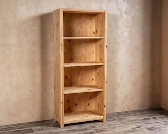 5ft Tall Bookshelf Plan – Tower Design Bookcase Plan, Woodworking Plans (PDF Download)