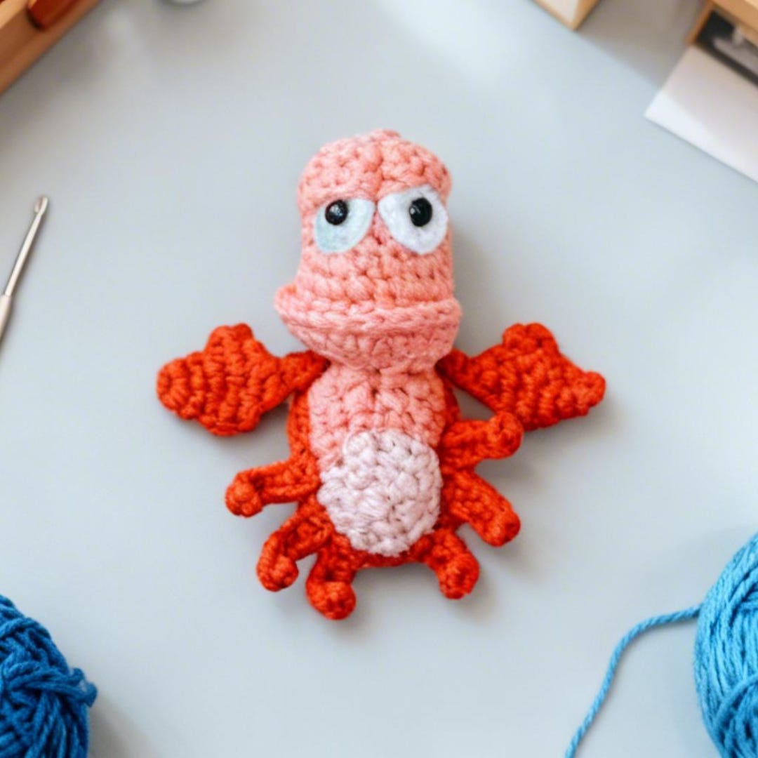 Sebastian Fish Pattern Sebastian Crab Crochet Pattern PDF | Amigurumi Crab | Instant Download ...