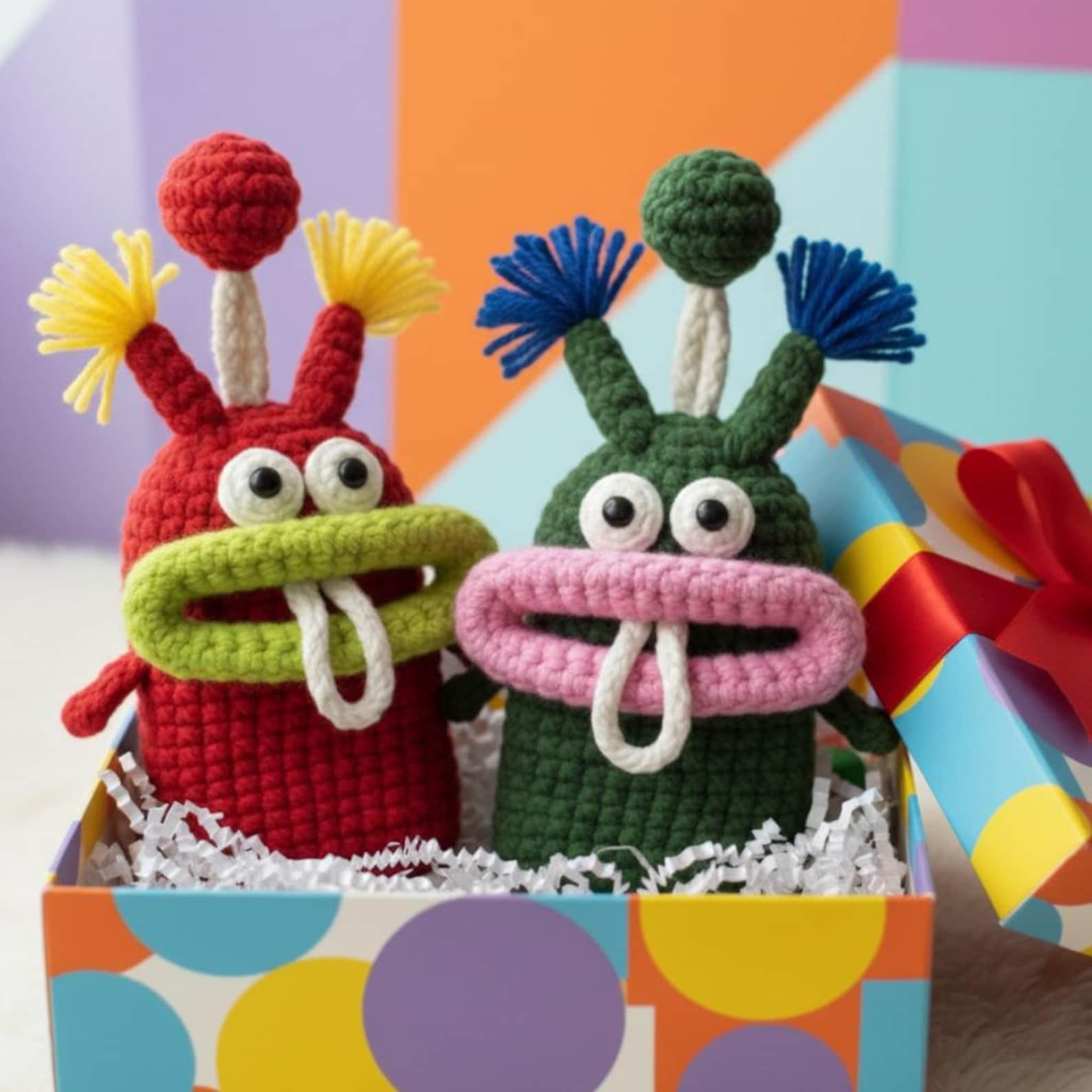 Monster Key Cover Crochet Pattern | Big Mouth Keychain PDF | Fun ...