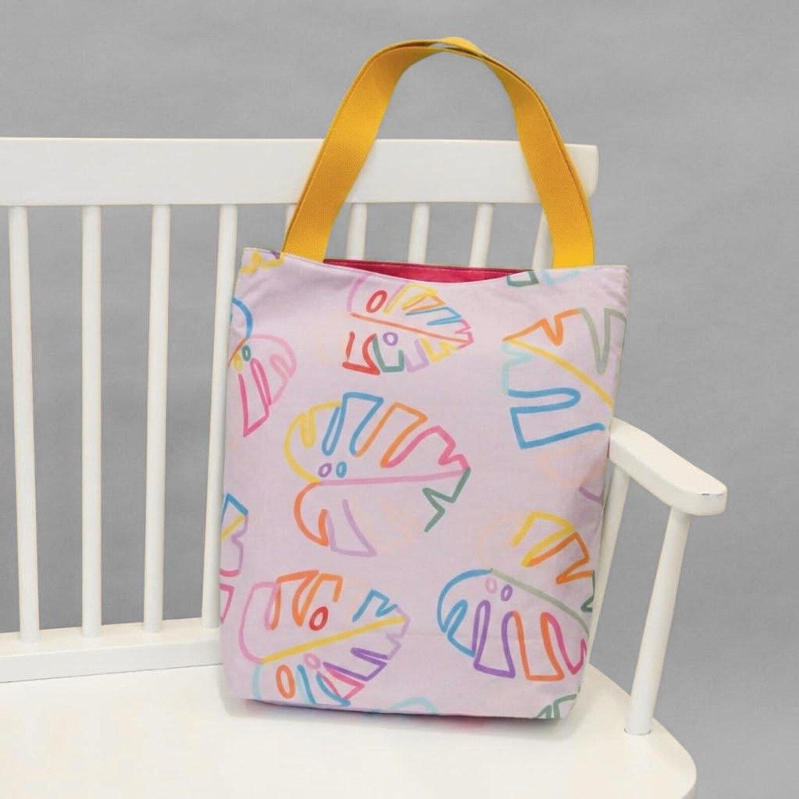 Lined Tote Bag Sewing Pattern | 5 Sizes XS-XL (digital Download) - Etsy