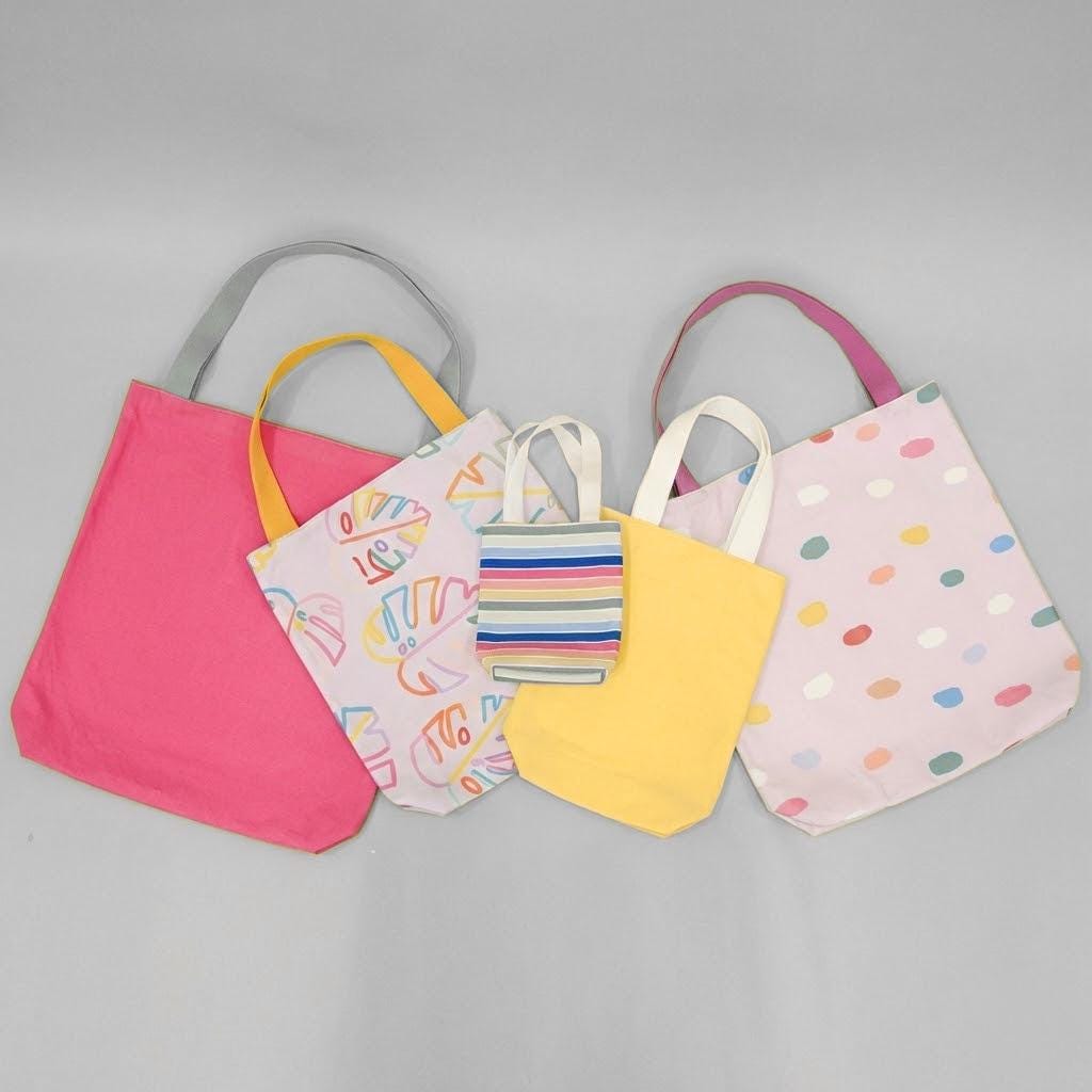Lined Tote Bag Sewing Pattern | 5 Sizes XS-XL (digital Download) - Etsy