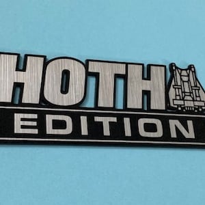 Custom HOTH EDITION Automobile Car Emblem