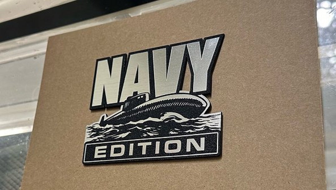 Custom NAVY SUBMARINE EDITION Automobile Car Emblem - Etsy