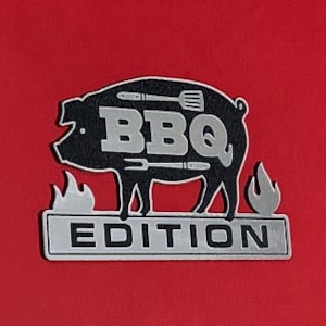 Custom BBQ EDITION Automobile Car Emblem