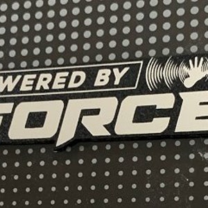 Custom POWERED By THE FORCE Automobile Car Emblem