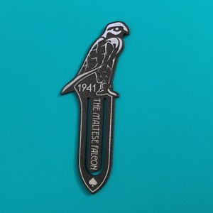 Custom MALTESE FALCON BOOKMARK (Silver Finish)