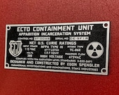 Custom ECTO CONTAINMENT UNIT Specifications Data Plate Serial