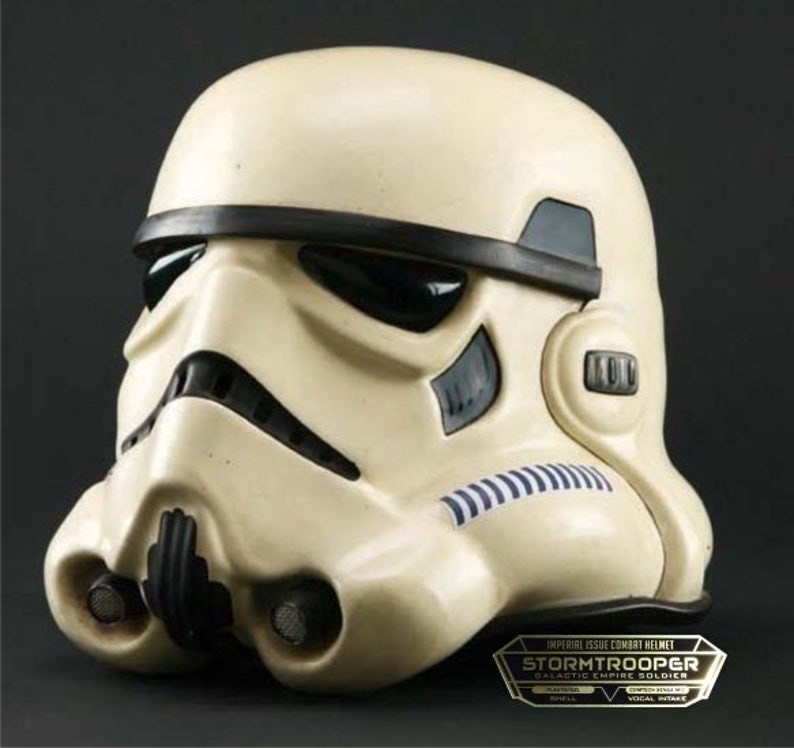 Custom STORMTROOPER HELMET Specifications Data Plate Prop Star | Etsy