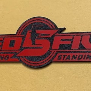 Custom RED FIVE EDITION Automobile Car Emblem
