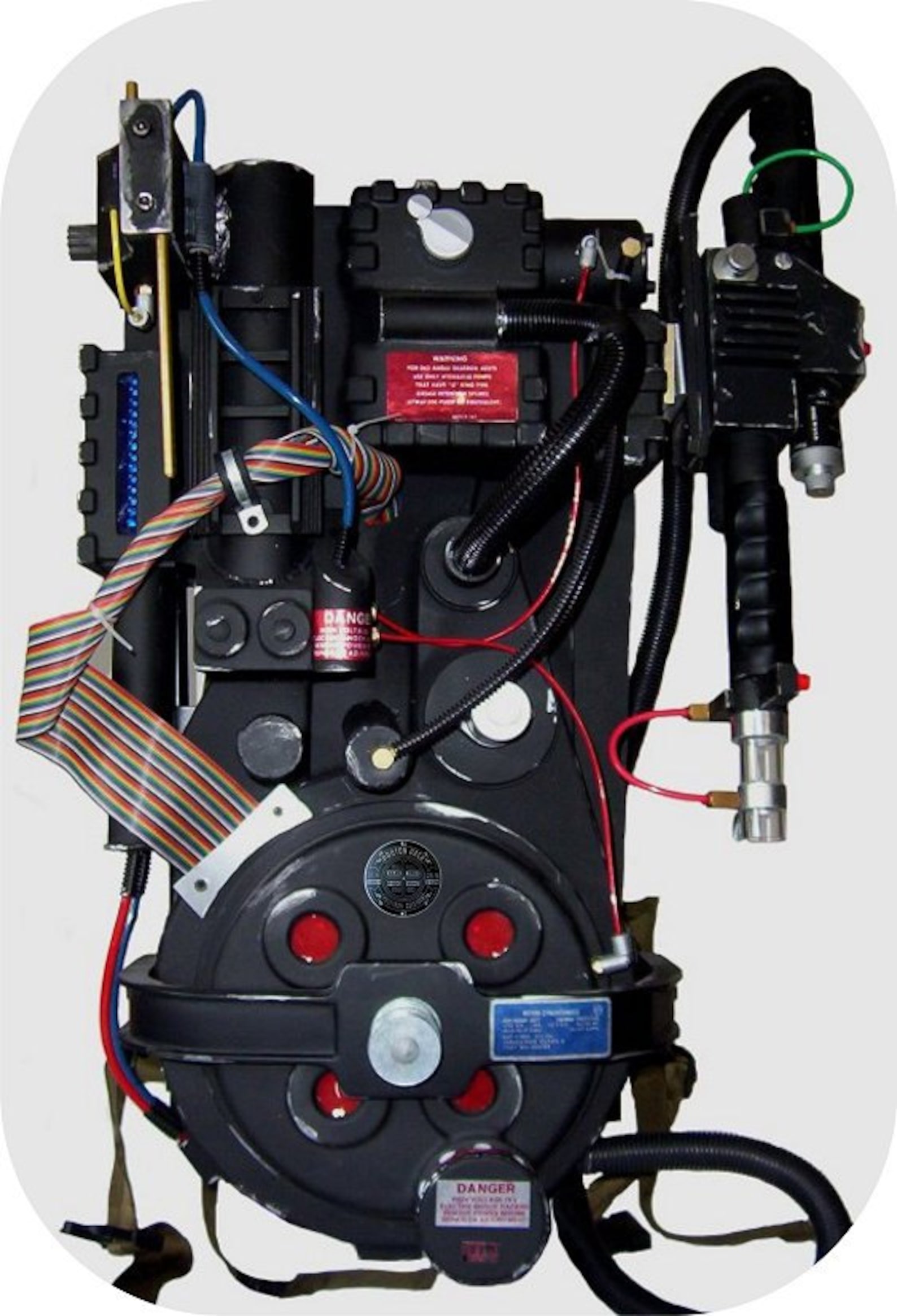Custom GHOSTBUSTERS PROTON PACK Specifications Data Plate Etsy