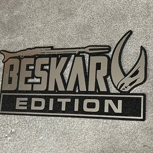 Custom BESKAR EDITION Automobile Car Emblem