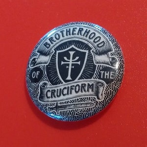 Spilla con spilla della Confraternita del Crocifisso INDIANA JONES Protettori del Santo GRAAL