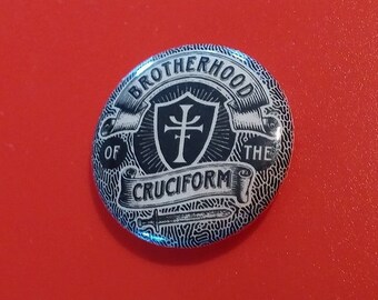 Broche Irmandade do Cruciforme INDIANA JONES Protetores do Santo GRAAL