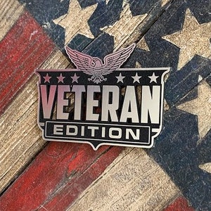 Custom VETERAN EDITION auto-embleem