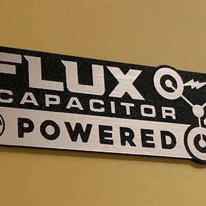 Custom FLUX CAPACITOR EDITION Automobile Car Emblem