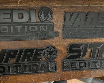 Custom VADER BLACK EDITION Automobile Car Emblem